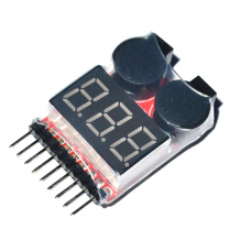 Устройство проверки напряжения Voltage Сhecker with Вuzzer (1-8 Cell) с зумером