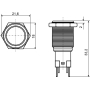 TYJ16-261 1NO+1NC 220V — кнопка без фиксации