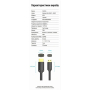 Кабель Mini HDMI–HDMI 2.0, 4K 60 Гц, 1 м